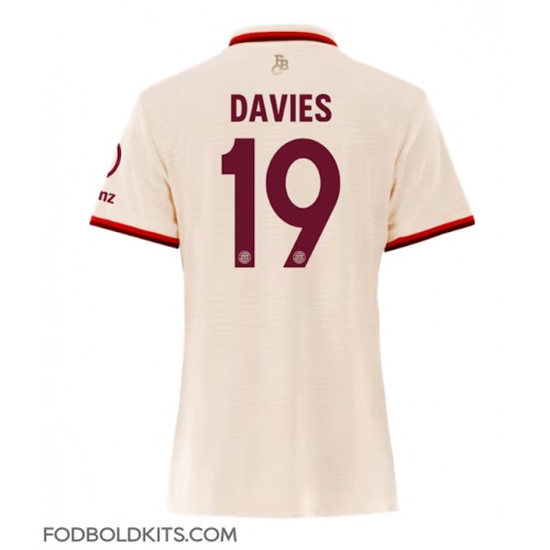 Bayern Munich Alphonso Davies #19 Tredjetrøje Dame 2024-25 Kortærmet